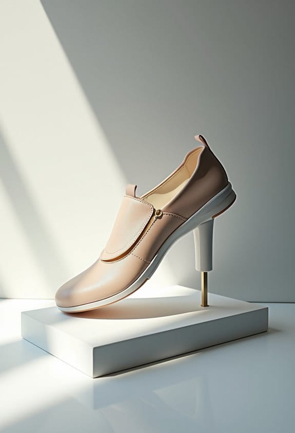 adjusting gait in heels