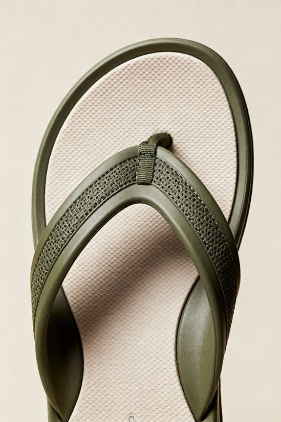 arch support flip flops