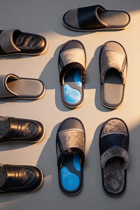 comfortable arch support slippers