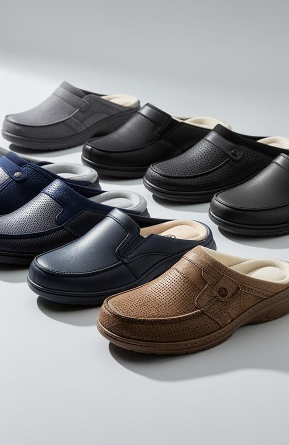 comfortable diabetic slippers men