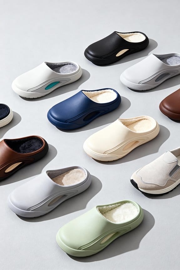comfortable slip on footwear options