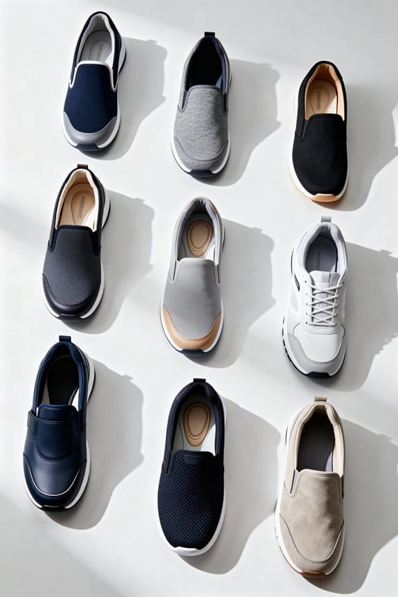 comfortable stylish slip on shoes
