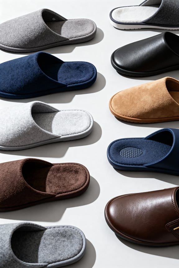 comfortable stylish wide slippers
