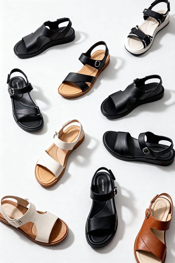 plantar fasciitis sandals women