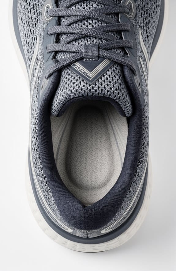supportive cushioned breathable footwear