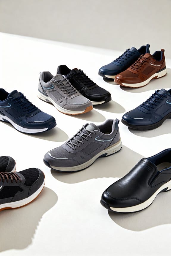 wide width men s footwear